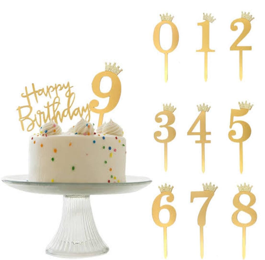 Age Birthday Cake Topper - One year-Two years-Three years - Odeez | Educational Toys Pakistan