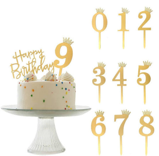 Age Birthday Cake Topper - One year-Two years-Three years - Odeez | Educational Toys Pakistan