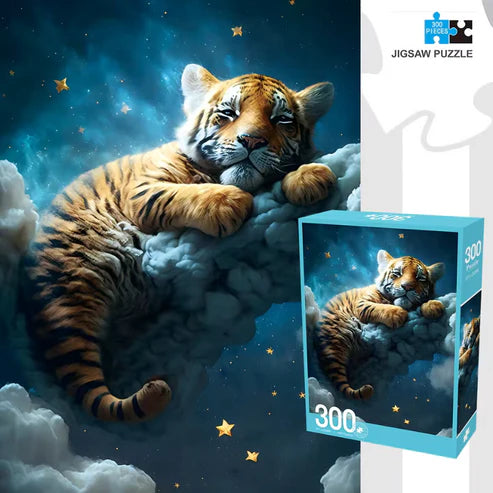 Art Puzzle Adorable Baby Tiger 300 pieces Jigsaw Puzzle - 012
