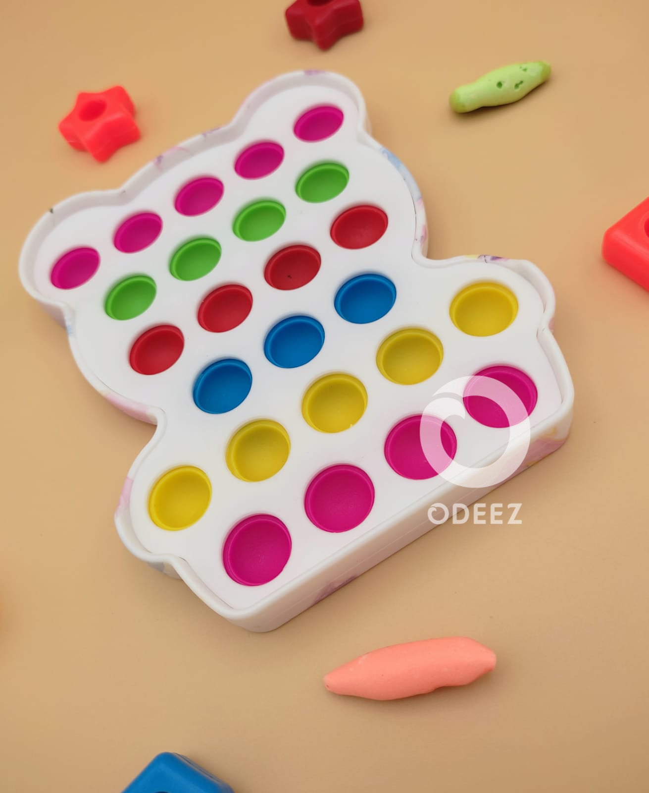 Bear Solid Frame Pop it Toy - Default Title - Odeez | Educational Toys Pakistan