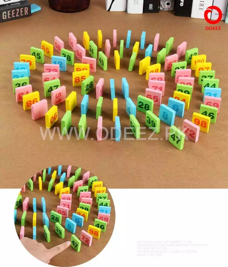Cognitive Preschool Math Domino - Default Title - Odeez | Educational Toys Pakistan