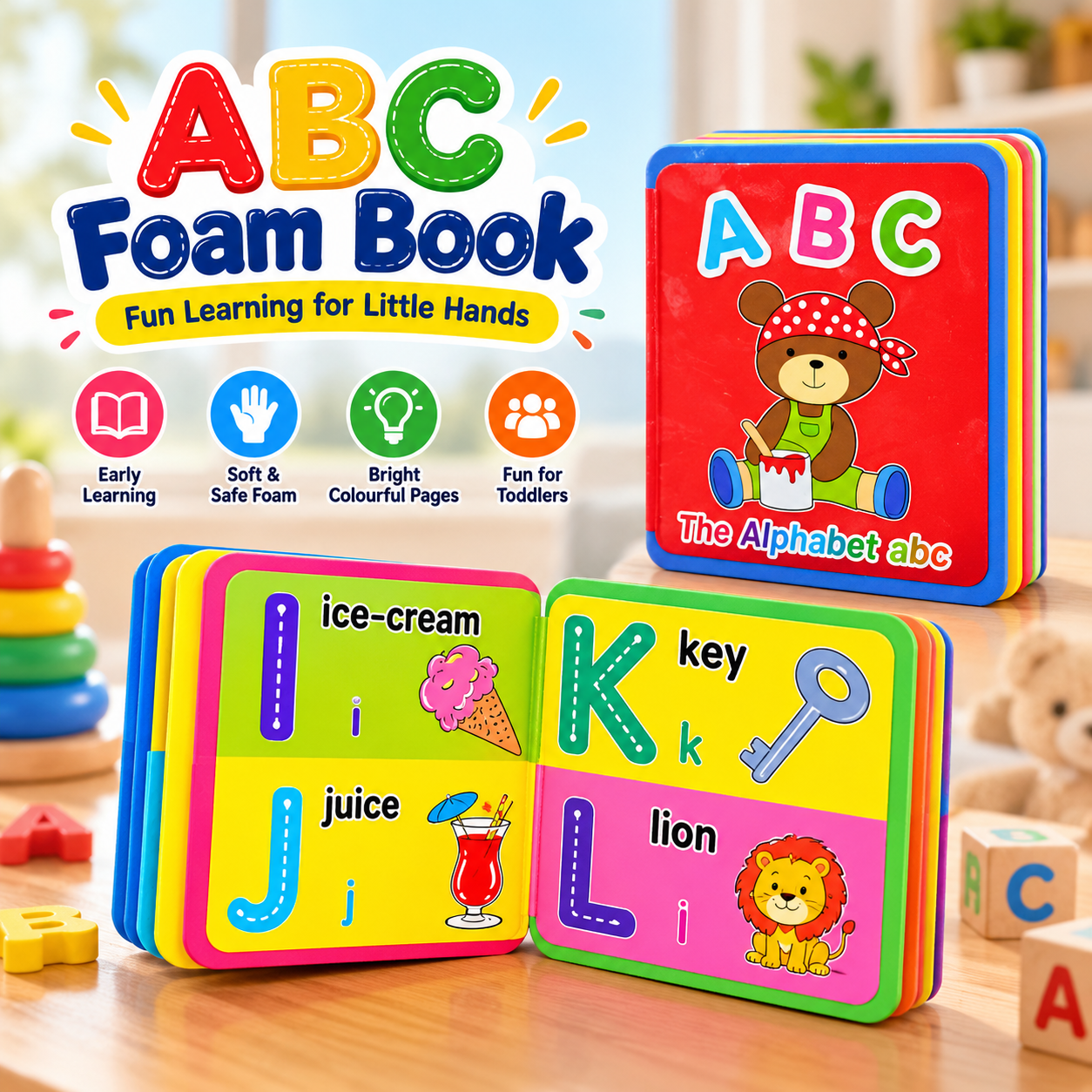 ABC Foam Book for Toddlers