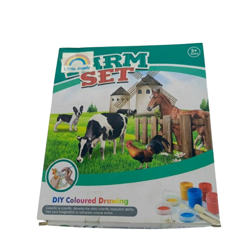 Diy Farm Coloured Drawing Set - 053 - Default Title - Odeez | Educational Toys Pakistan