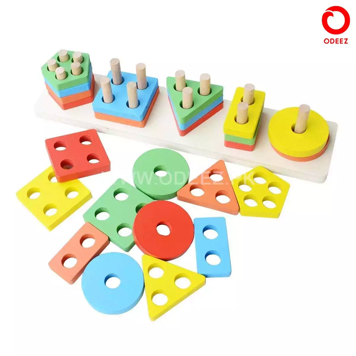Geometrical Shapes 5 In 1 - Default Title - Odeez | Educational Toys Pakistan