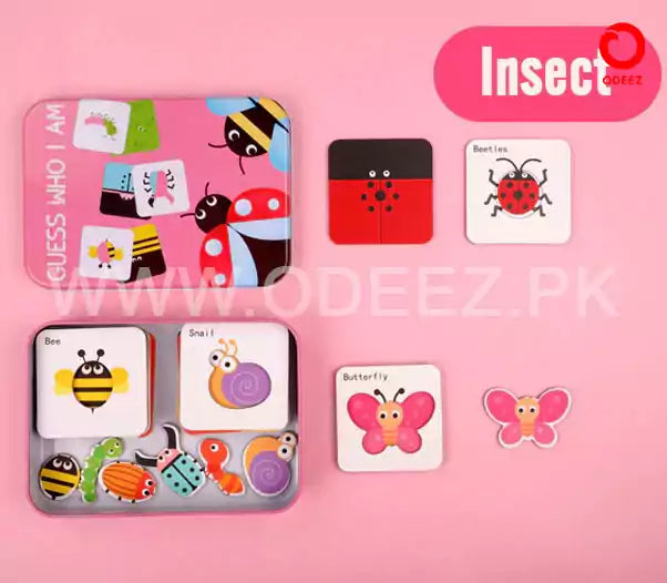 Guess Who I Am - Insects Puzzle - Default Title - Odeez | Educational Toys Pakistan