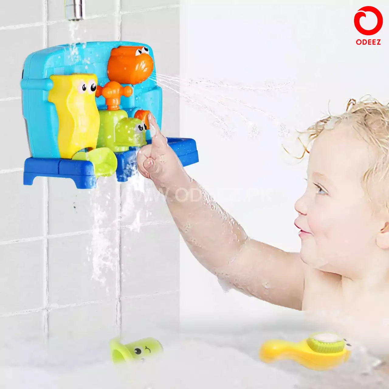 Huanger - Bath Time Waterwheel With Tap - Default Title - Odeez | Educational Toys Pakistan