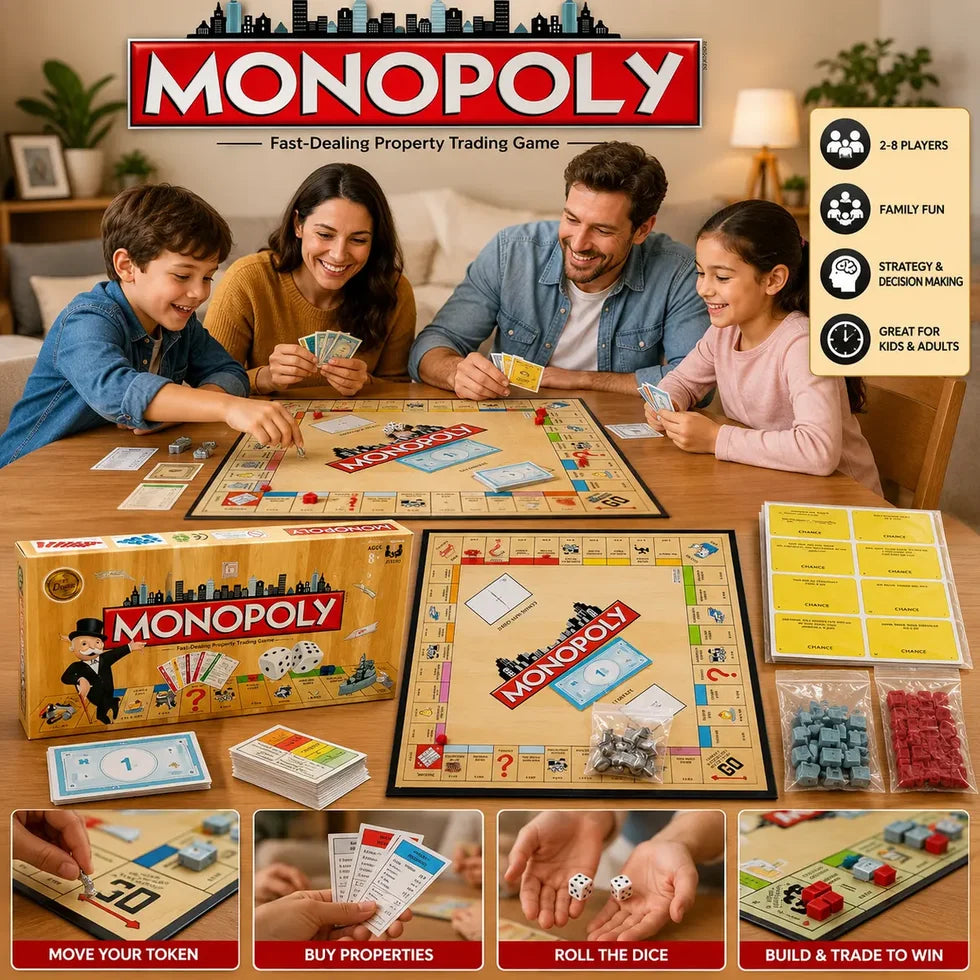Monopoly Local Board Game for Family and Friends - 012