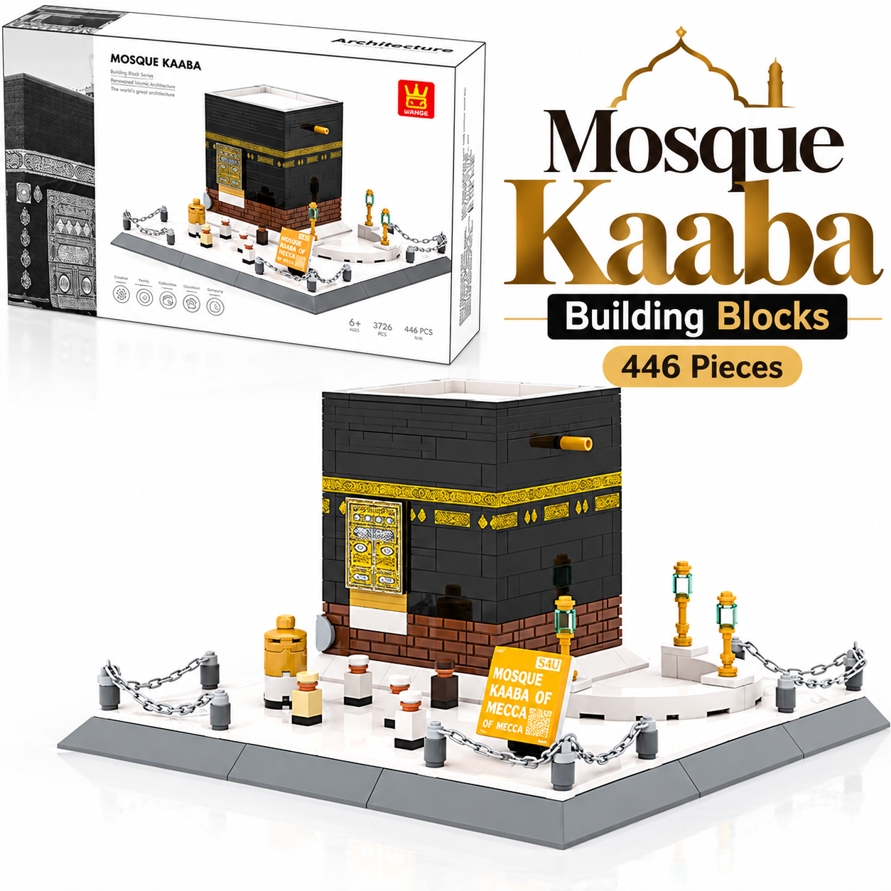 Mosque Kaaba Building Blocks 446 Pieces - 226