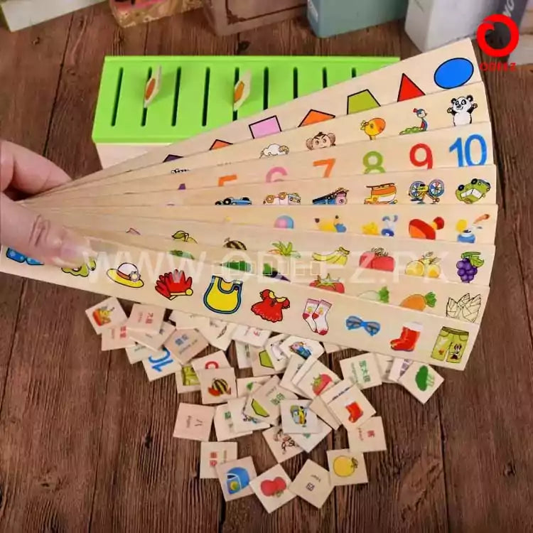 Multifunction Sorting Box - Green - Default Title - Odeez | Educational Toys Pakistan