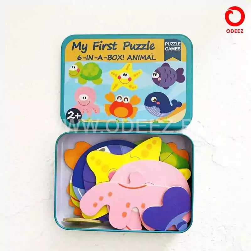 My First Jigsaw Puzzle - Sea Animals - Default Title - Odeez | Educational Toys Pakistan