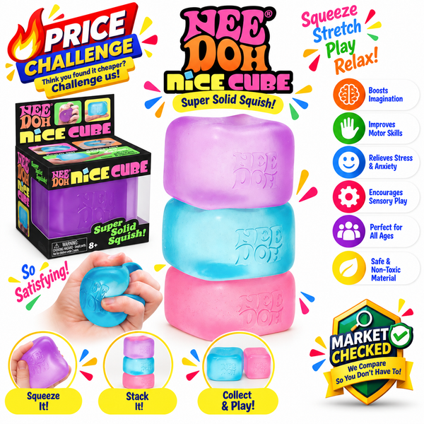 Nice Cube Stress Cube Squishy Sensory Fidget Toy
