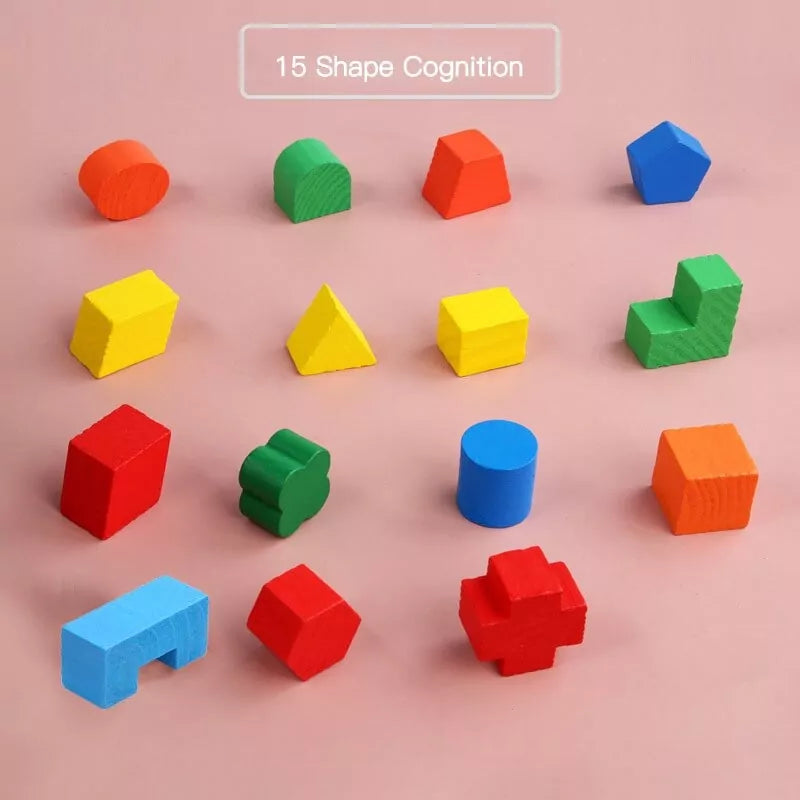 Shape Sorting Intelligence Box - 15 pieces - Default Title - Odeez | Educational Toys Pakistan