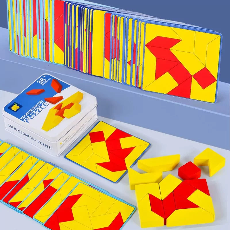 Solid Mind Pattern Wooden Puzzle - Default Title - Odeez | Educational Toys Pakistan