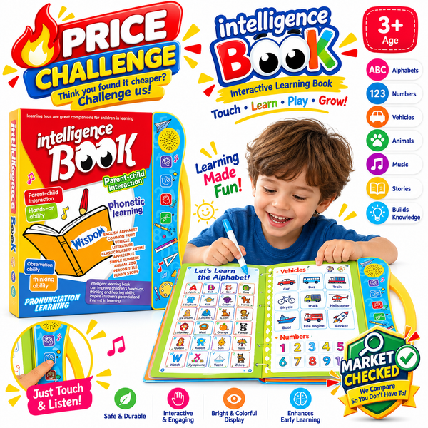 Intelligence Study Book Interactive Learning and Phonics Toy 109