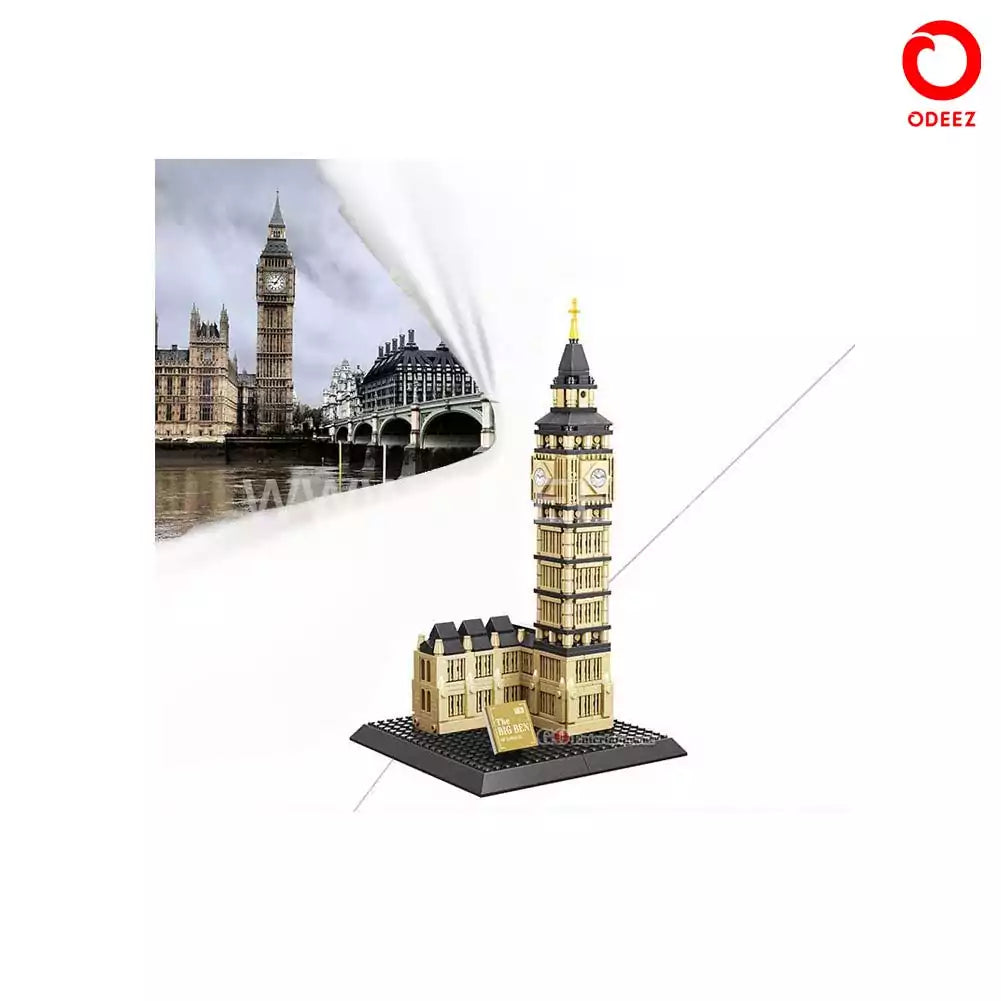 The Elizabeth Tower Blocks - 910 Pieces - Default Title - Odeez | Educational Toys Pakistan