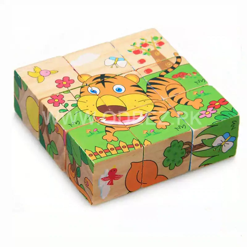 Three Dimensional 6 Sided Block Puzzle - Random Character - Default Title - Odeez | Educational Toys Pakistan
