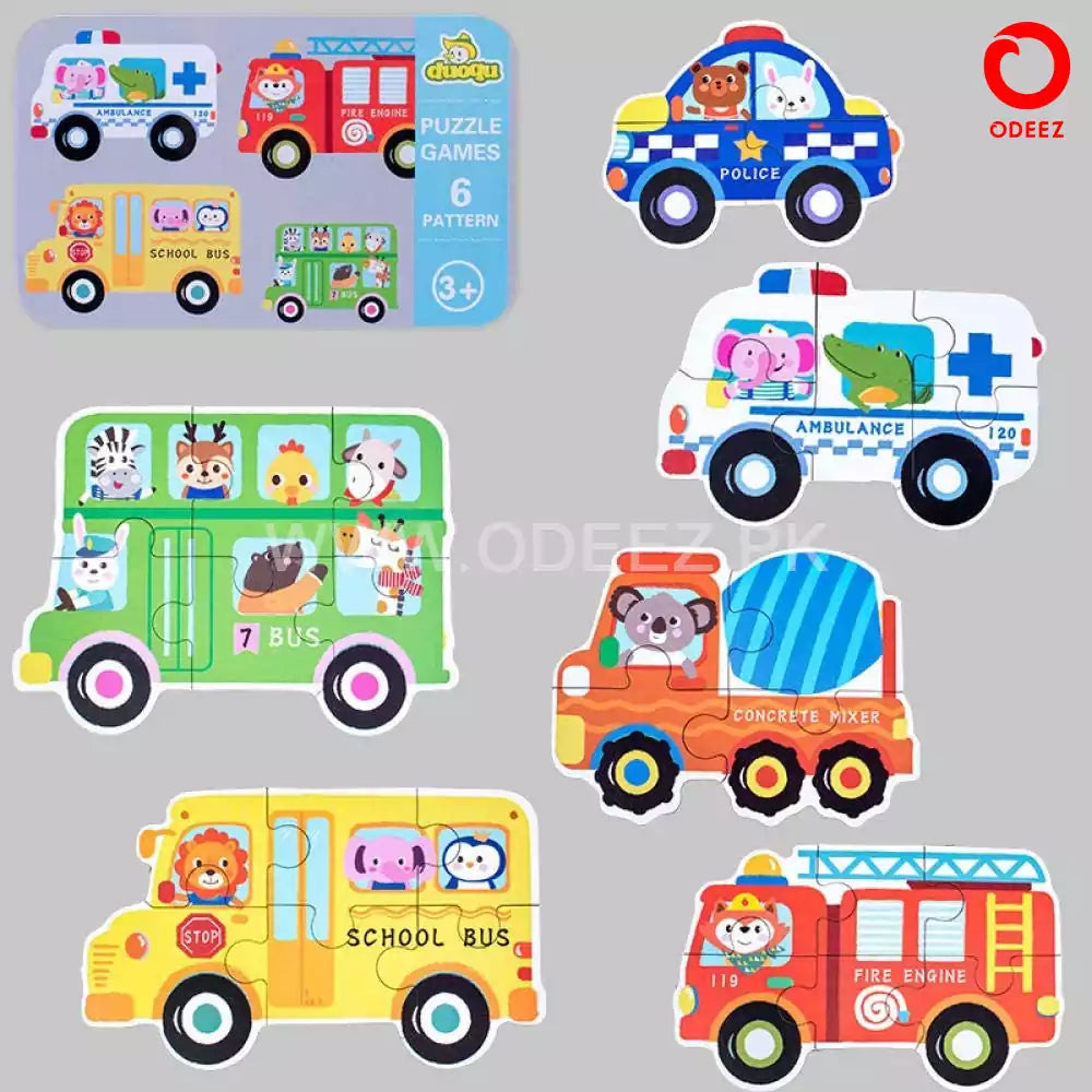 Transportation 6 Jigsaw Puzzle - Default Title - Odeez | Educational Toys Pakistan
