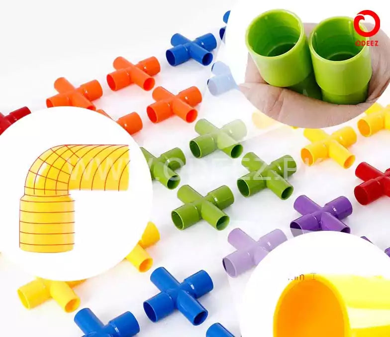 Water Pipe Plug Match Building Blocks - Default Title - Odeez | Educational Toys Pakistan