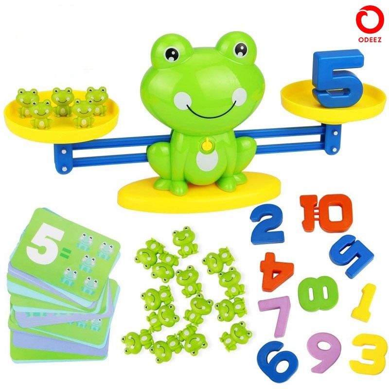 Frog Balancing with Mental Maths Learning Kit - Default Title - Odeez | Educational Toys Pakistan