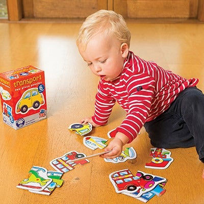 Transport Two-piece Jigsaw Puzzles - Default Title - Odeez | Educational Toys Pakistan