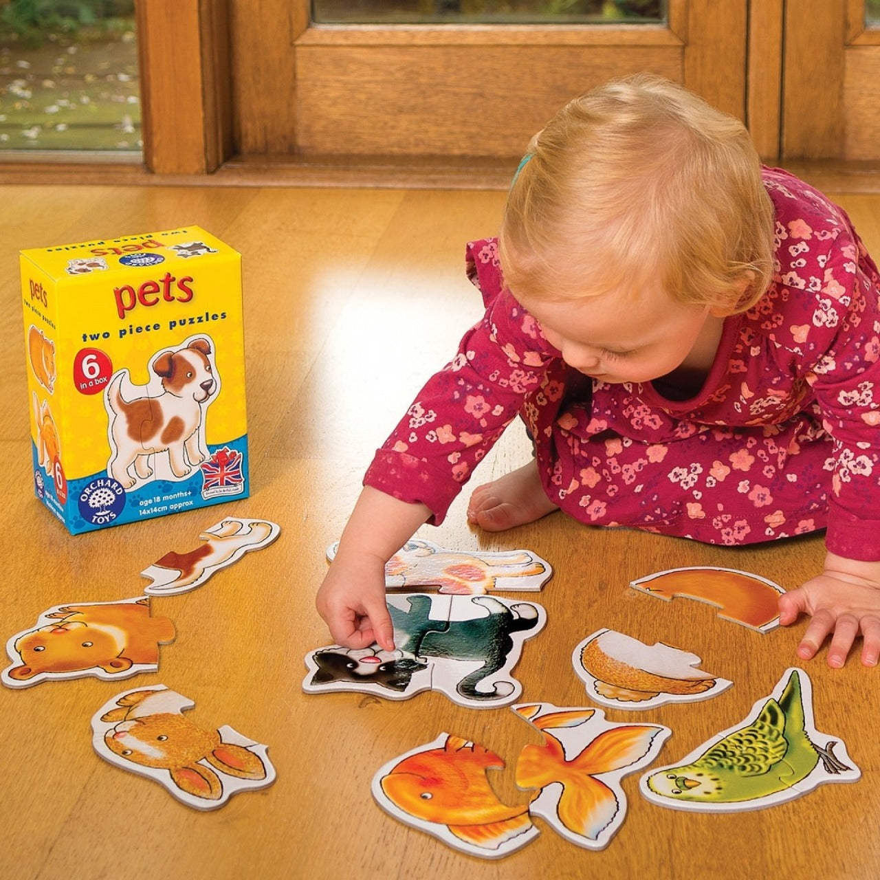 Pets Two-piece Jigsaw Puzzles - Default Title - Odeez | Educational Toys Pakistan