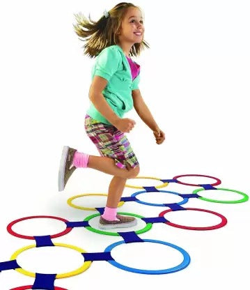 Hopscotch Rings Pretend Play - 10 Pieces - Default Title - Odeez | Educational Toys Pakistan