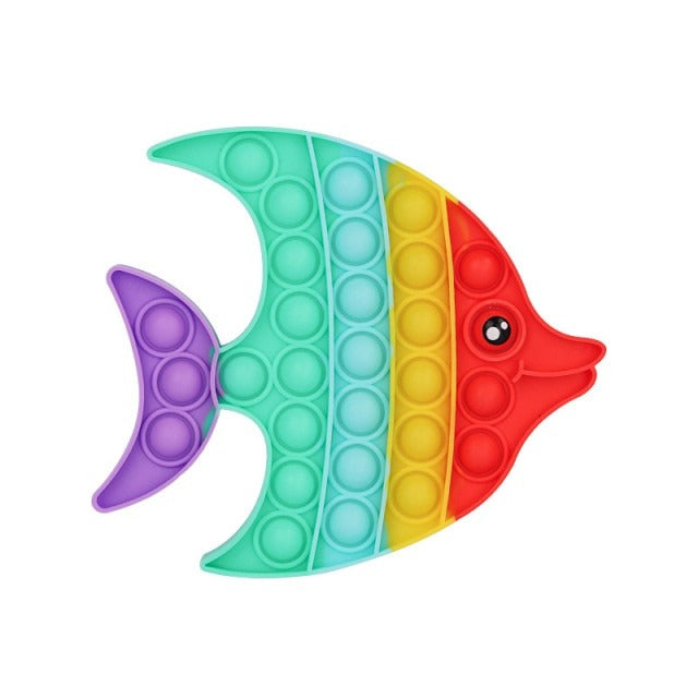 3D Fish Pop it Sensory Toy - Default Title - Odeez | Educational Toys Pakistan