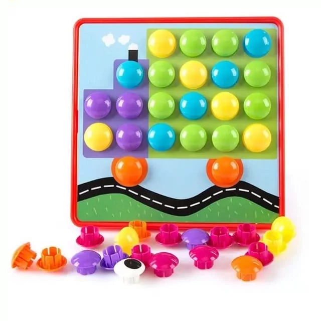 Button Idea Color Reconigtion Kit - 6 Pattern - Default Title - Odeez | Educational Toys Pakistan