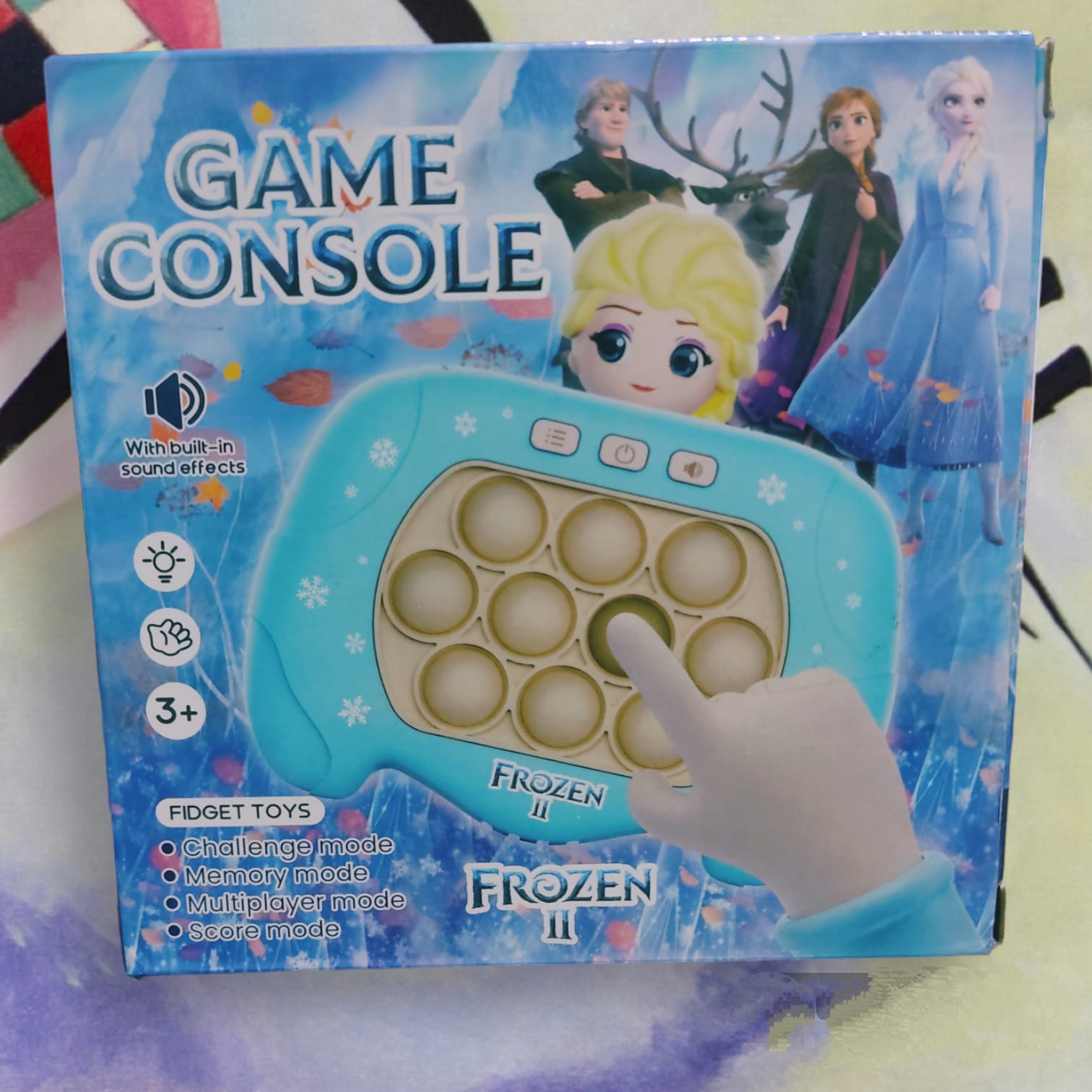 Frozen Quick Push Game Console Anti-Stress - 313 - Default Title - Odeez | Educational Toys Pakistan