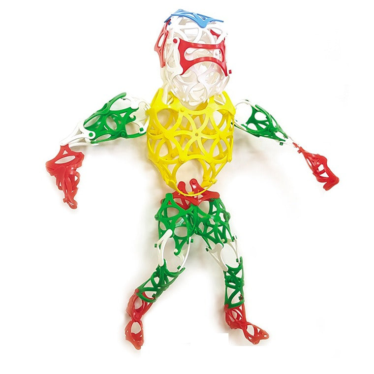 Flexible Interlocking Building Blocks - 120 piece - Default Title - Odeez | Educational Toys Pakistan