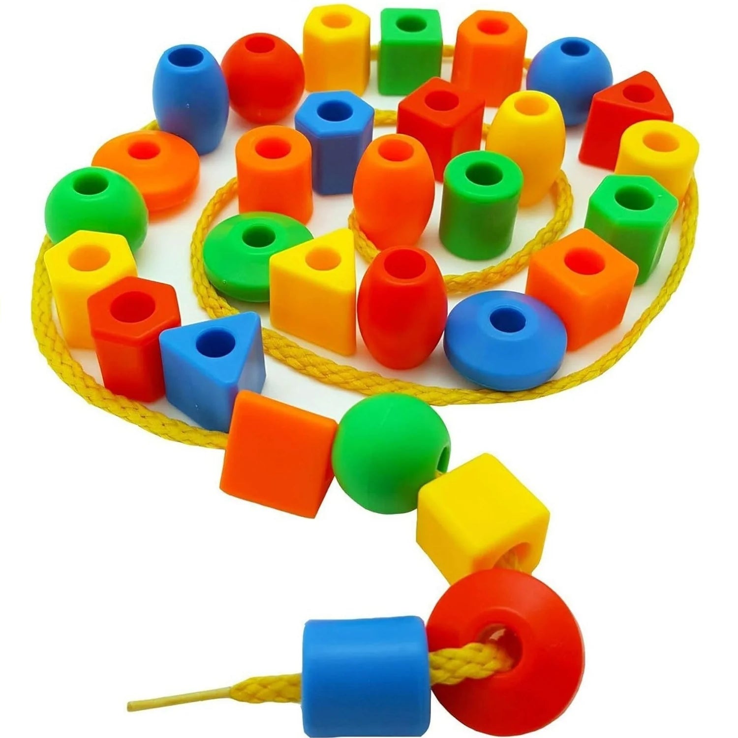 Geometrical Lacing Beads Small - 071