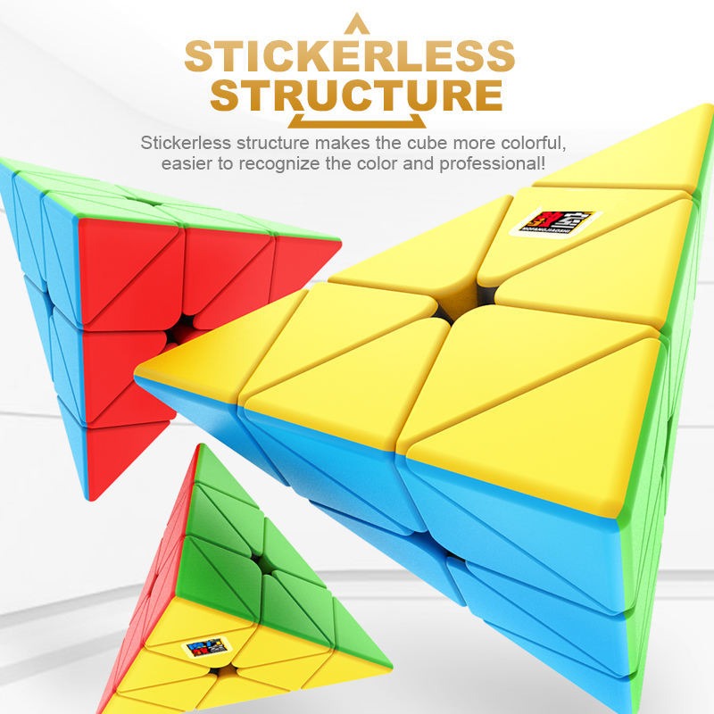 MoYu 3x3 Triangle Rubik Cube – Pyraminx Puzzle - 857
