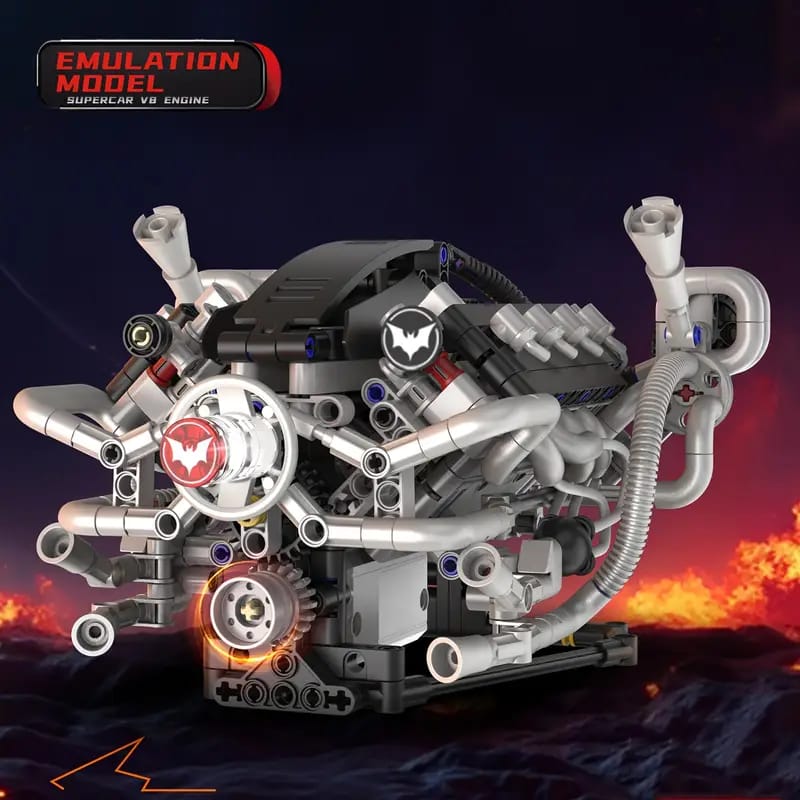 PowerBuild Electric Car Engine Model Kit - 213