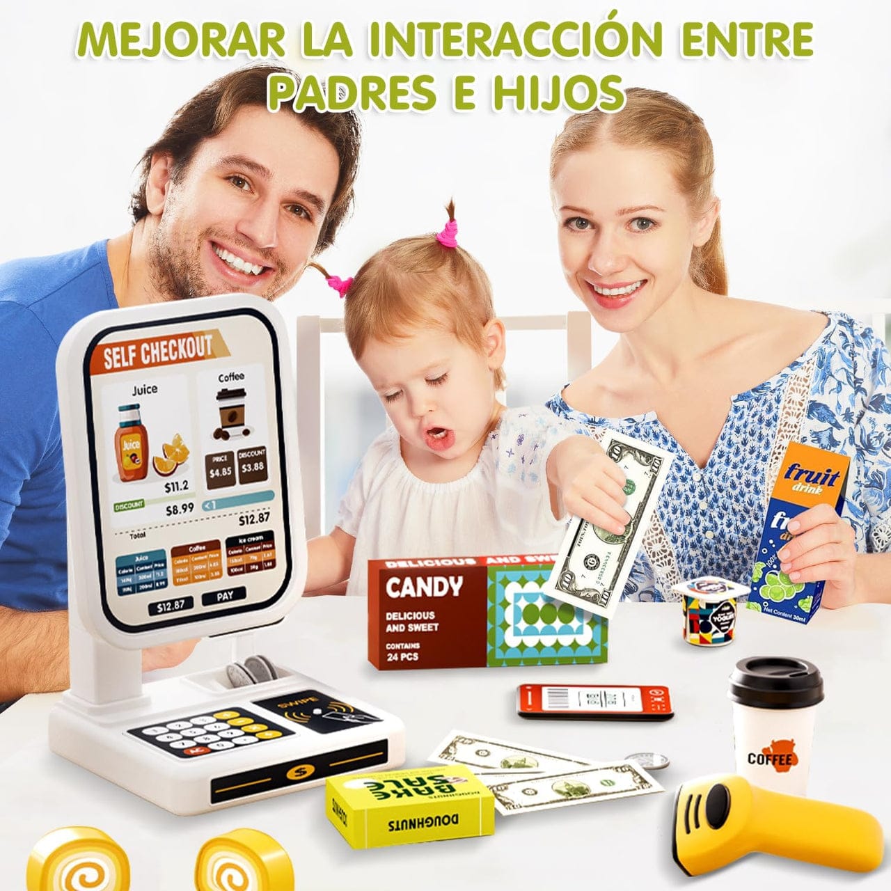 Pretend Play Realistic Shopping Fun Supermarket Set - 149