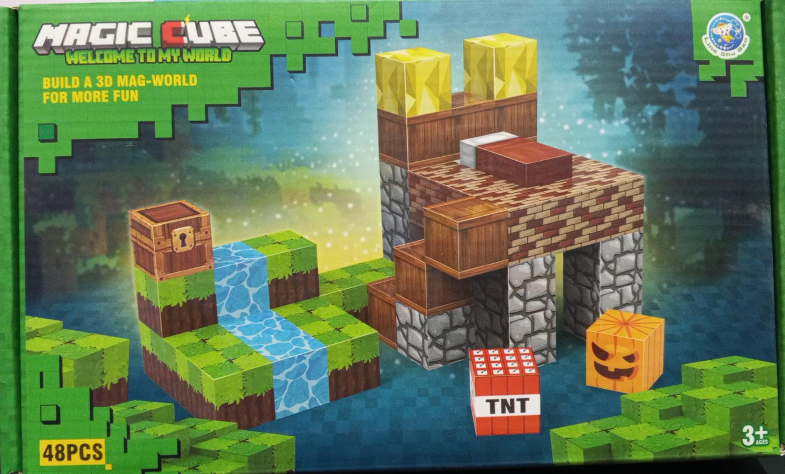 Magnetic 3D Magic Cube World 48 Pieces - 807