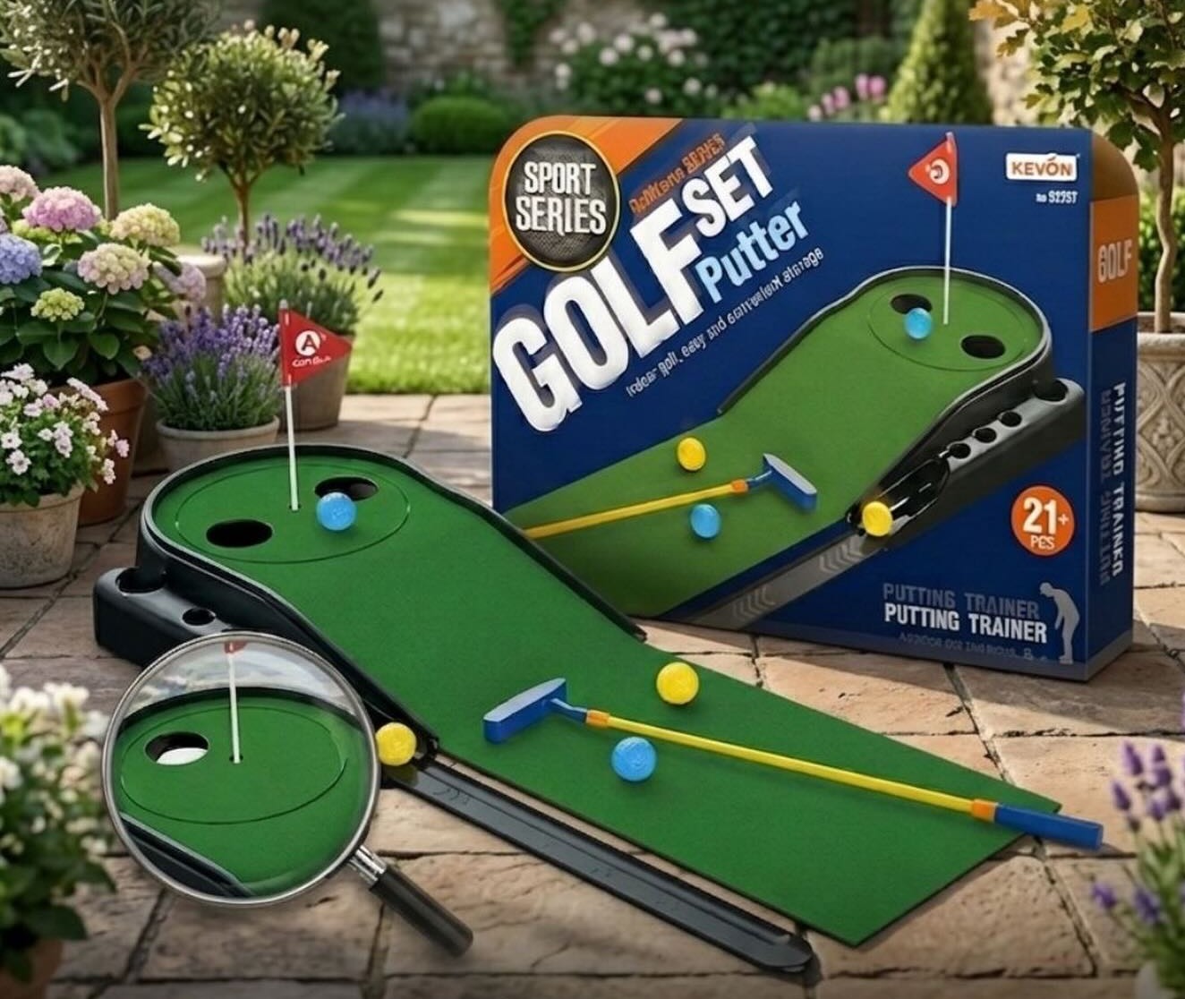 Golf Putting Trainer Set for Kids and Family - 107