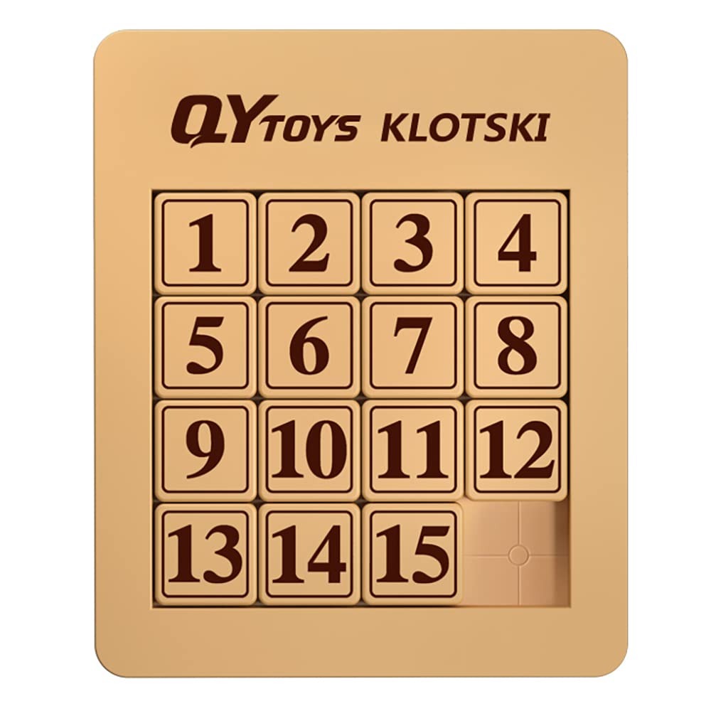 QY Klotski 4x4 Sliding Block Digital Puzzle Brain Teaser Game - 805