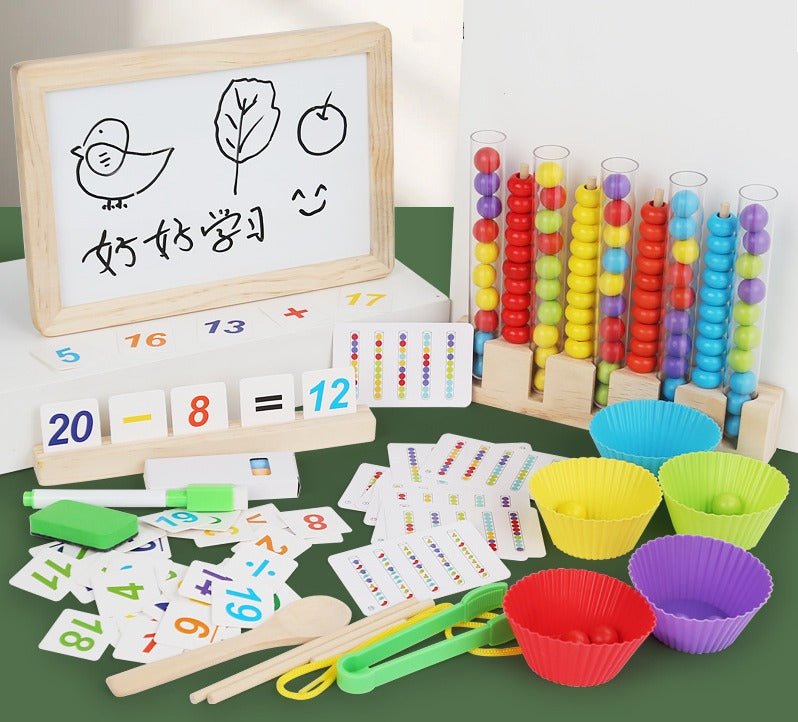 Montessori Math and Color Sorting Bead Set