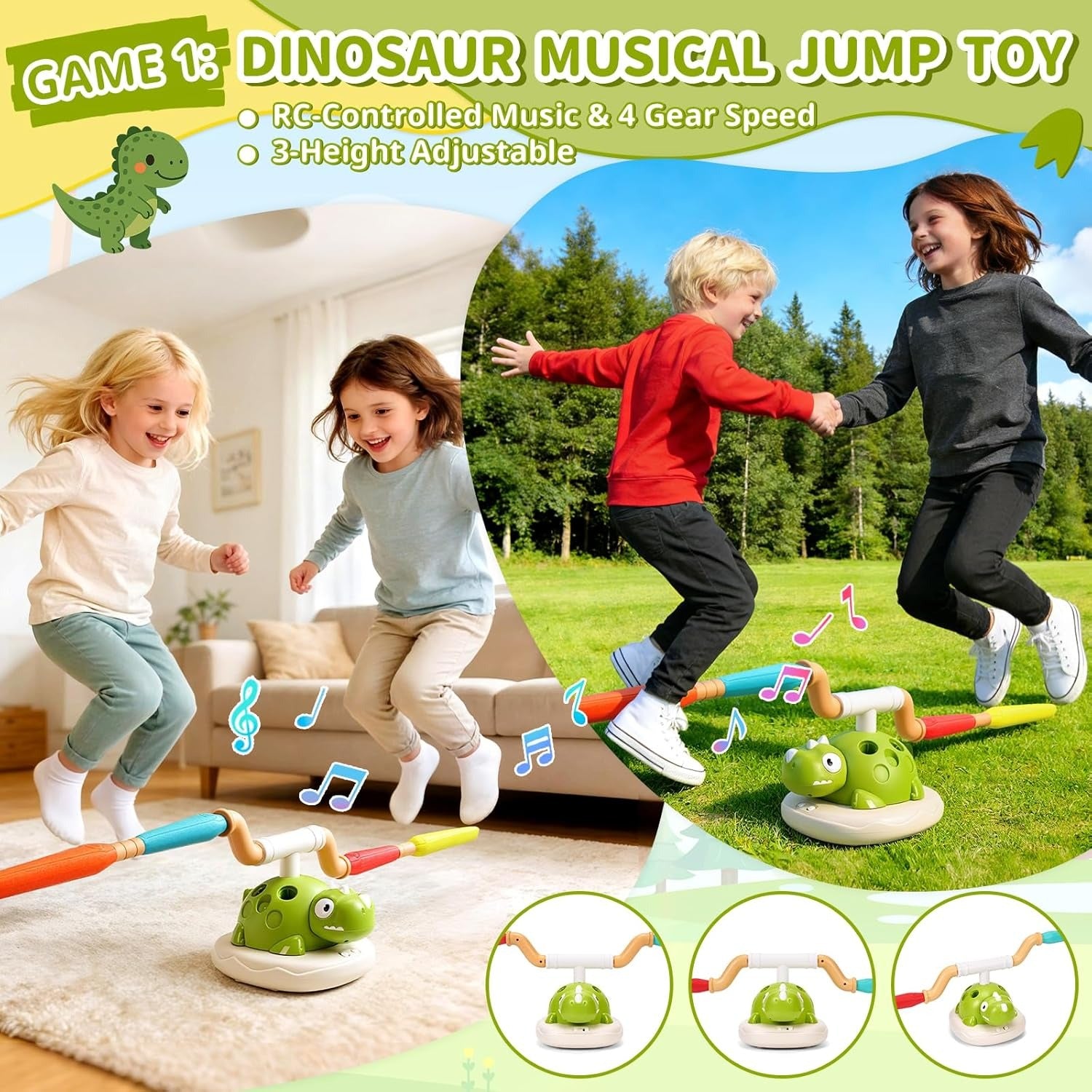 3in1 RC Dinosaur Sports Exercise Machine Play Set - 212