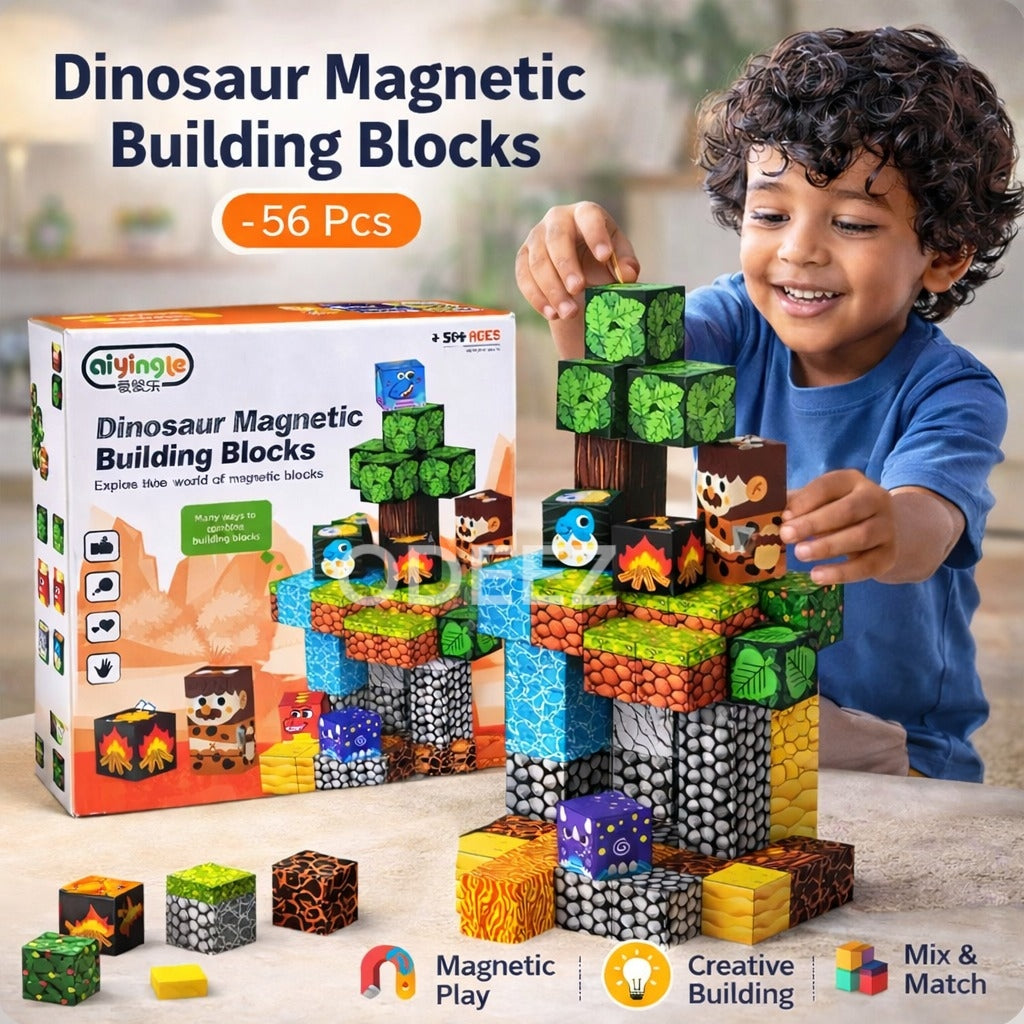 Dinosaur Creative Magnetic Cube Building Blocks - 888