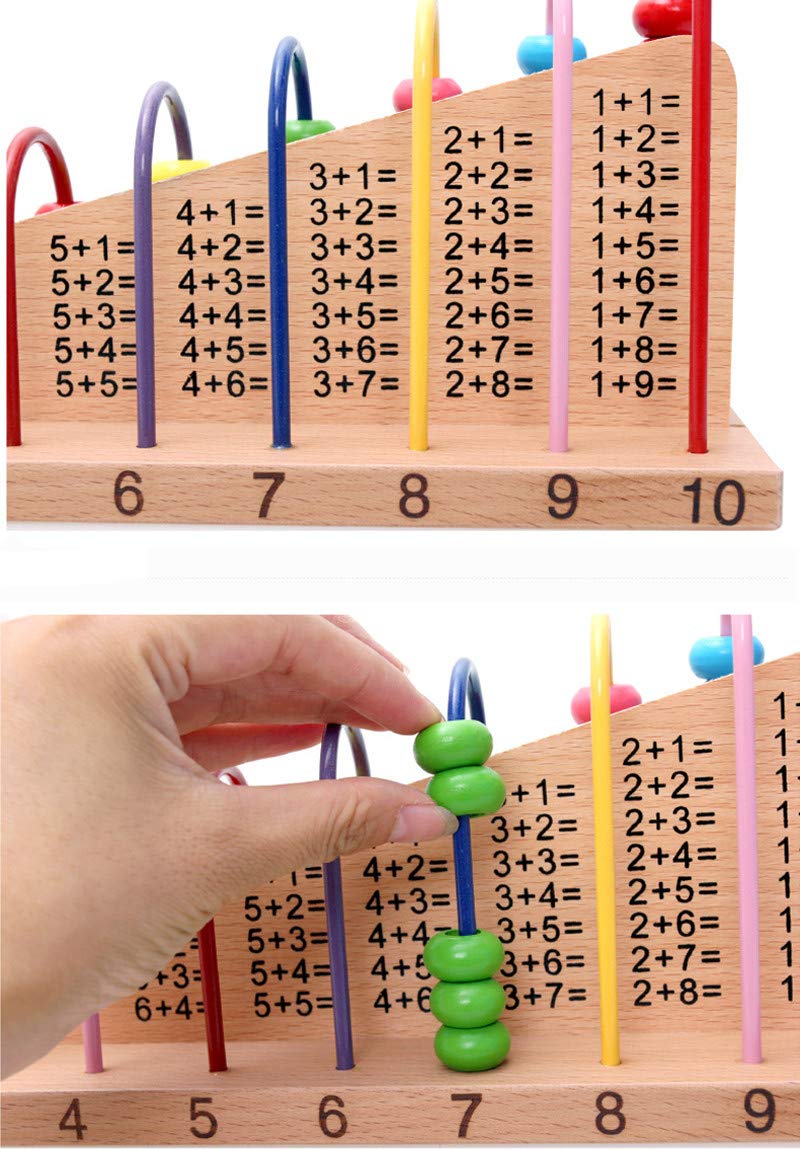 Calculation Wooden Counter & Abacus for Maths - Default Title - Odeez | Educational Toys Pakistan