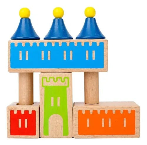 Brain Teaser Mind Challenge Puzzle 48 Castle Challenges Wooden Logic Game