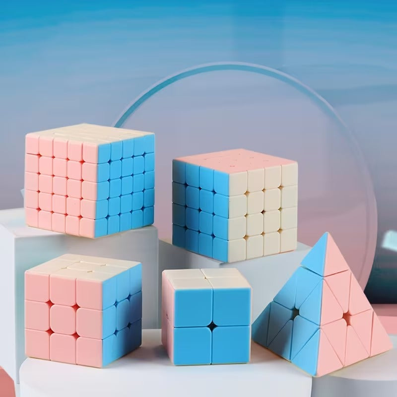 5 in 1 Rubik Cube Puzzle Ultimate Kit - 046