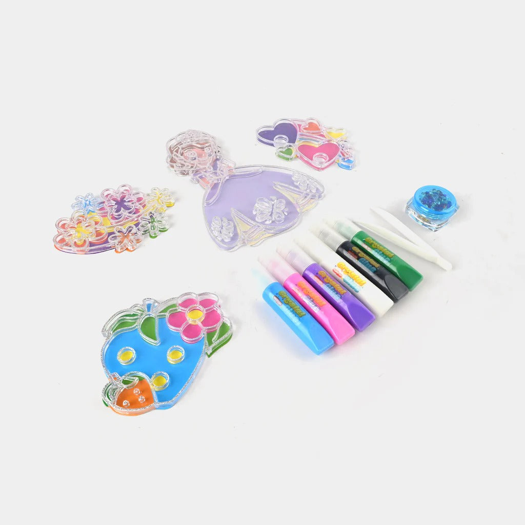 Crystal Glue Painting For Girls - Default Title - Odeez | Educational Toys Pakistan