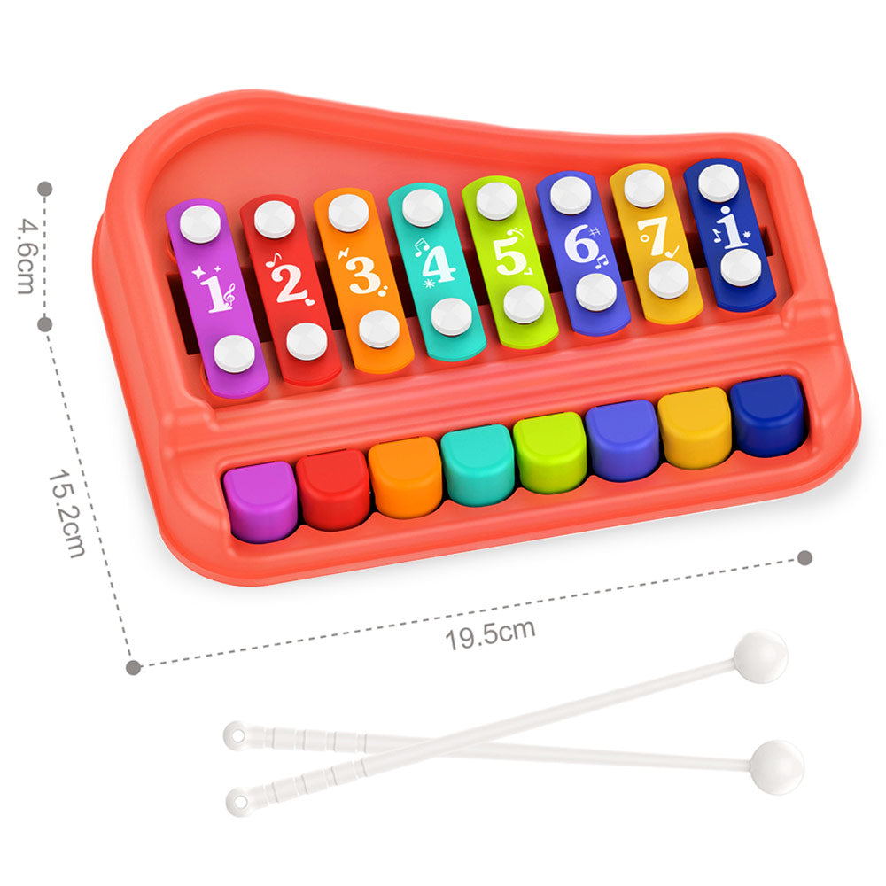 Musical Xylophone Piano 2in1 Musical Toy - 002