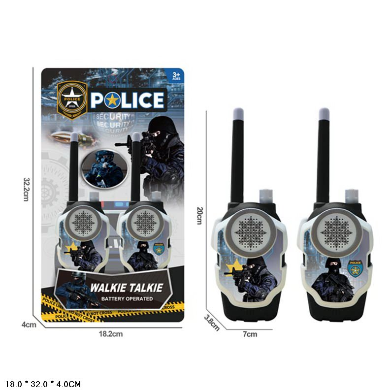 Police Force Walkie Talkie Set for Kids - D17