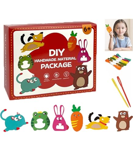 DIY Handmade Material Package – Creative Felt Craft Kit (6+ Years) - 207