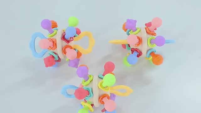 Huanger Teething and Sensory Baby Rattle Toy - 194