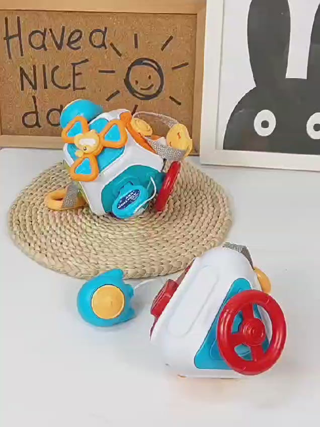 10in1 Montessori Sensory Busy Learning Cube - 180