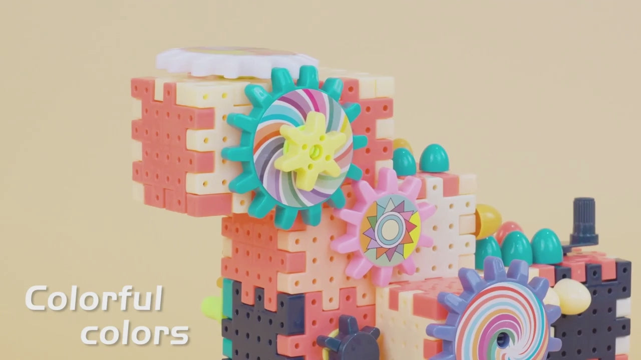 Construction Vehicle Gear Building Blocks Set 42 pieces - 07A